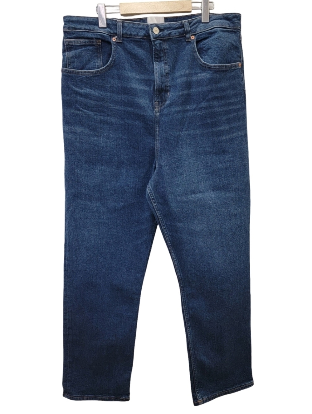 Reformation Ezra Super Stretch High Rise Straight Jeans Retro Women’s Size 34 - Picture 6 of 17